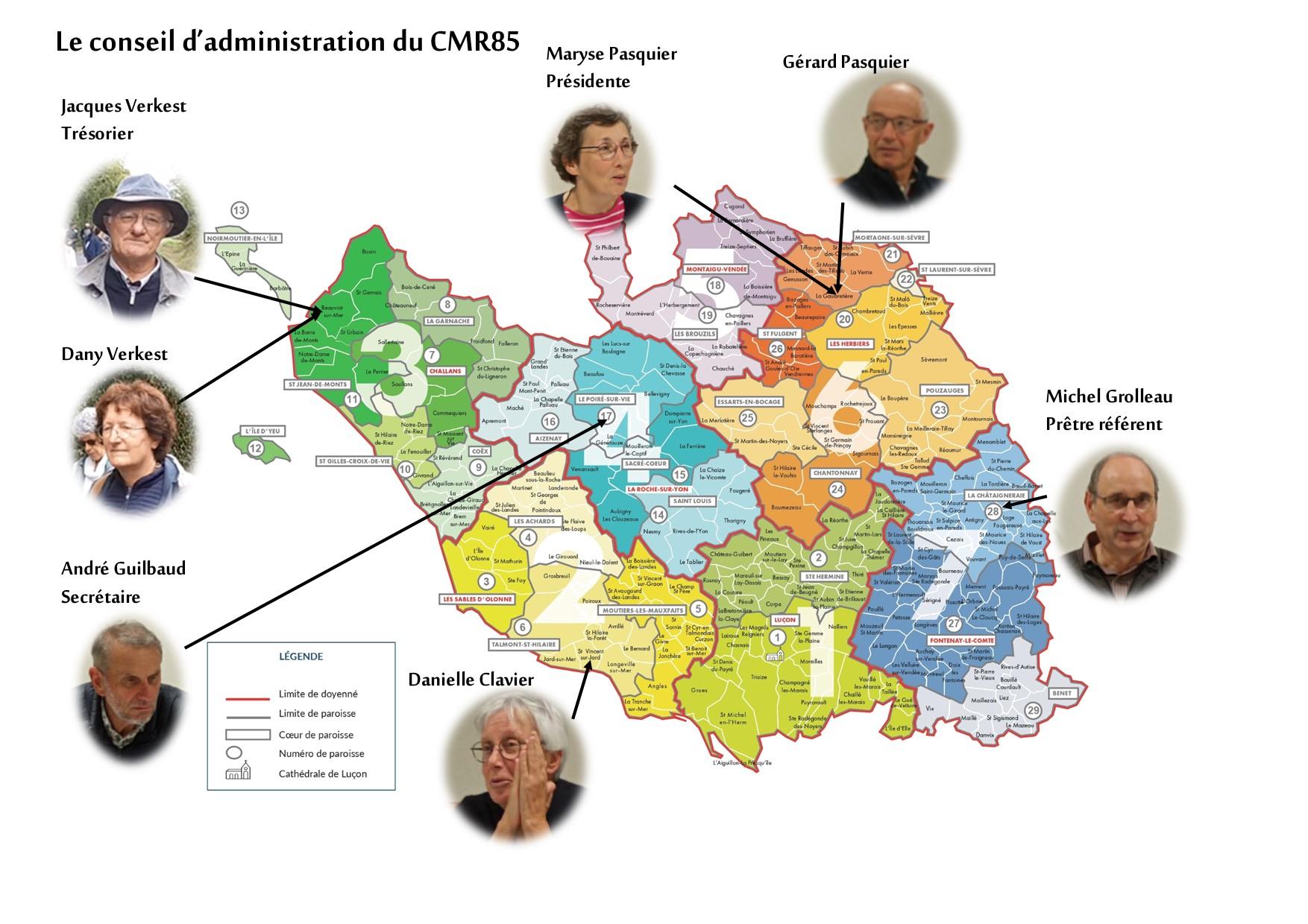 Carte avec membres cf